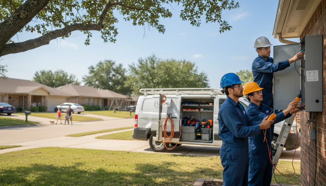 Certified electrician providing emergency electrical services in Waterville, KS